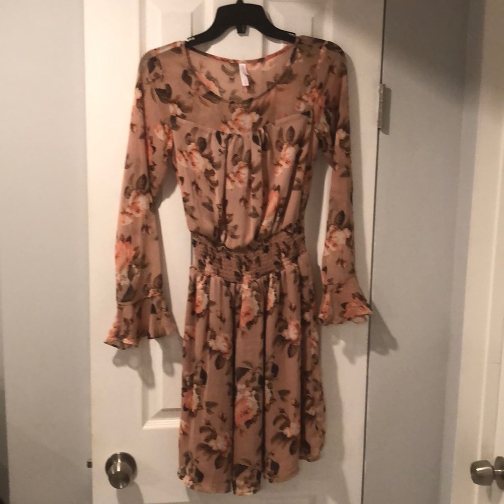 Chiffon floral dress